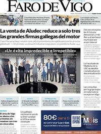 Portada Faro de Vigo 2025-12-19