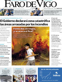 Portada Faro de Vigo 2025-08-20