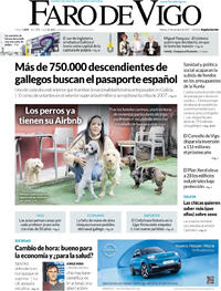 Portada Faro de Vigo 2025-10-21