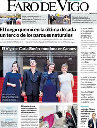 Portada periódico Faro de Vigo