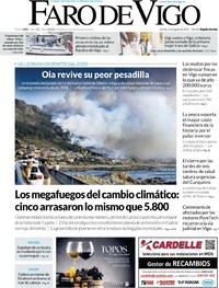 Portada Faro de Vigo 2025-08-22