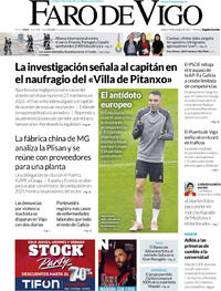 Portada Faro de Vigo 2025-10-23