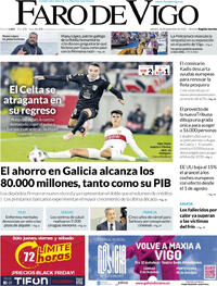 Portada Faro de Vigo 2025-09-26