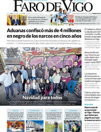 Portada Faro de Vigo 2025-12-26