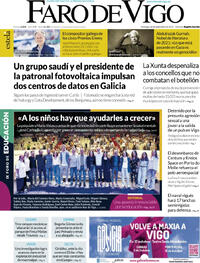 Portada Faro de Vigo 2025-09-28
