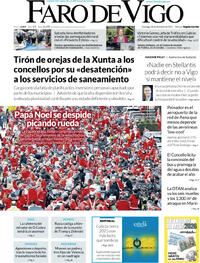 Portada Faro de Vigo 2025-12-28