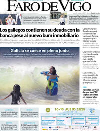 Portada periódico Faro de Vigo