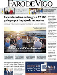 Portada Faro de Vigo 2025-09-30