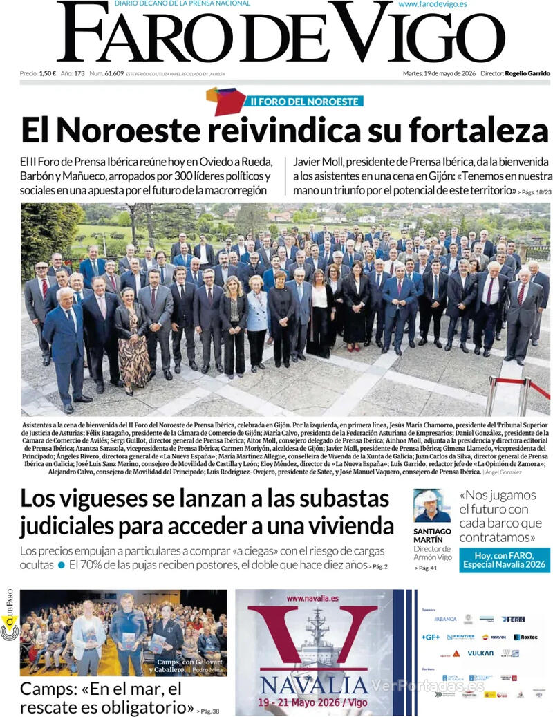 Portada El Diario Vasco 2026-05-19