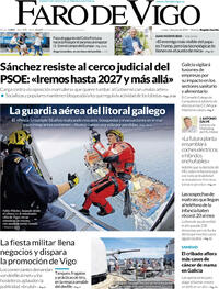 Portada Faro de Vigo 2026-06-01