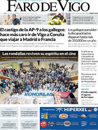 Portada Faro de Vigo 2026-01-02