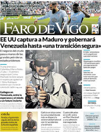 Portada Faro de Vigo 2026-01-04
