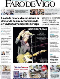 Portada Faro de Vigo 2026-07-04