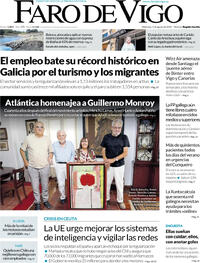 Portada Faro de Vigo 2026-08-05