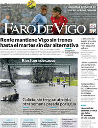 Portada Faro de Vigo 2026-02-07