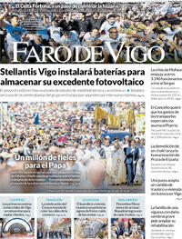 Portada Faro de Vigo 2026-06-08
