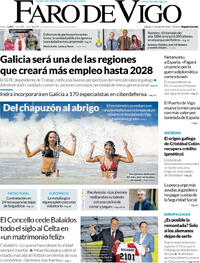 Portada Faro de Vigo 2026-04-11