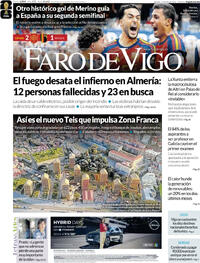 Portada Faro de Vigo 2026-07-11