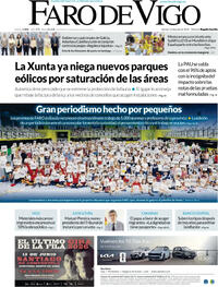 Portada Faro de Vigo 2026-06-12