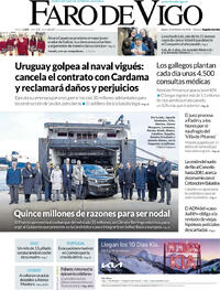 Portada Faro de Vigo 2026-02-14