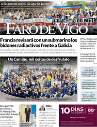 Portada Faro de Vigo 2026-05-14