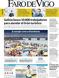 Portada Faro de Vigo 2026-06-14