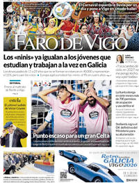 Portada Faro de Vigo 2026-02-15