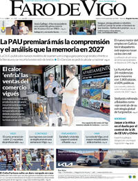 Portada Faro de Vigo 2026-09-15