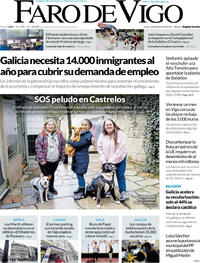 Portada Faro de Vigo 2026-02-16