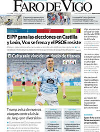 Portada Faro de Vigo 2026-03-16