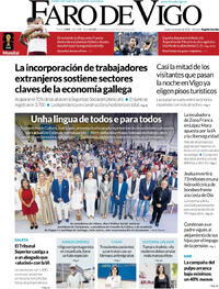 Portada Faro de Vigo 2026-07-16