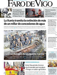 Portada Faro de Vigo 2026-08-17