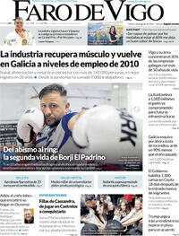 Portada Faro de Vigo 2026-08-18