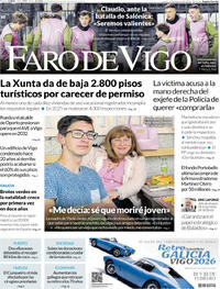 Portada Faro de Vigo 2026-02-19