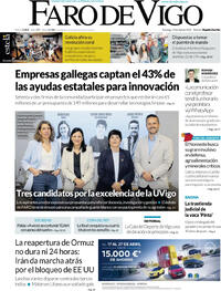 Portada Faro de Vigo 2026-04-19
