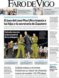 Portada Faro de Vigo 2026-06-19