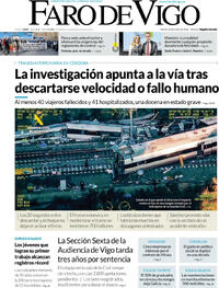 Portada Faro de Vigo 2026-01-20