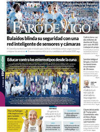 Portada periódico Faro de Vigo