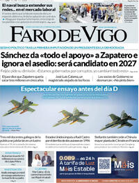 Portada Faro de Vigo 2026-05-21