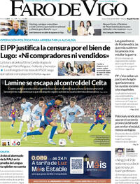 Portada Faro de Vigo 2026-04-23