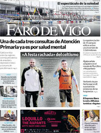 Portada Faro de Vigo 2026-05-23