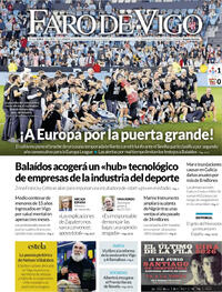Portada Faro de Vigo 2026-05-24