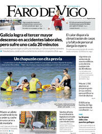 Portada Faro de Vigo 2026-08-24
