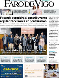 Portada Faro de Vigo 2026-04-25