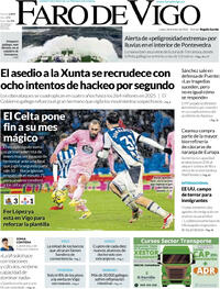 Portada Faro de Vigo 2026-01-26