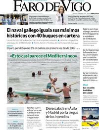 Portada Faro de Vigo 2026-07-29