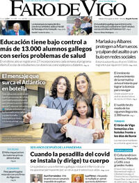 Portada Faro de Vigo 2026-08-29