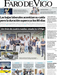 Portada Faro de Vigo 2026-07-30