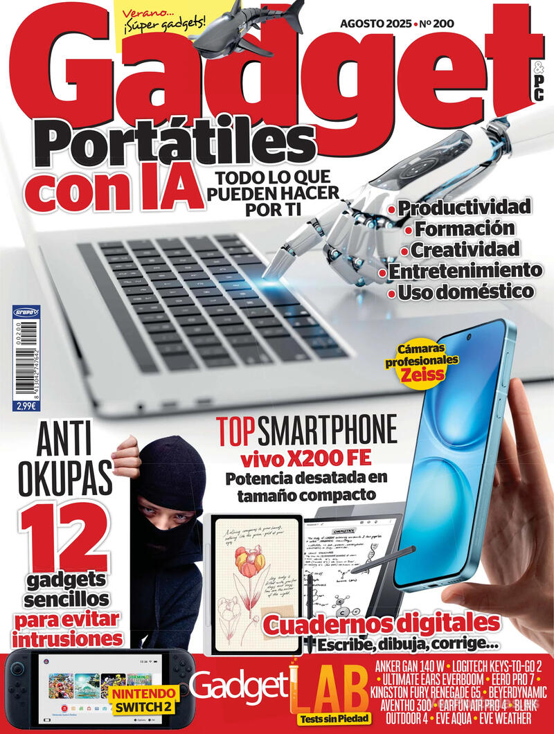 Portada revista Gadget Portada revista Gadget