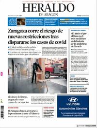 Portada Heraldo de Aragón 2021-04-11